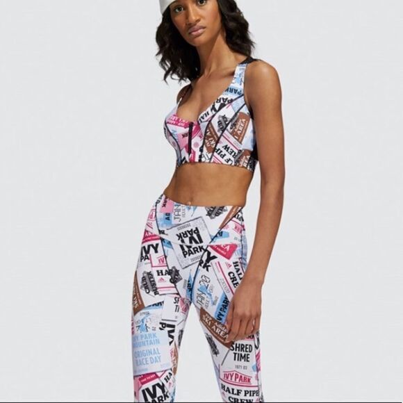 adidas Ivy Park Medium-Support Ski Tag Bra - Picture 10 of 11